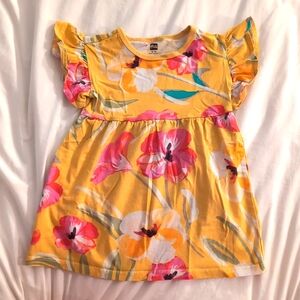 Tea Collection toddler girl floral dress. size 18-24M